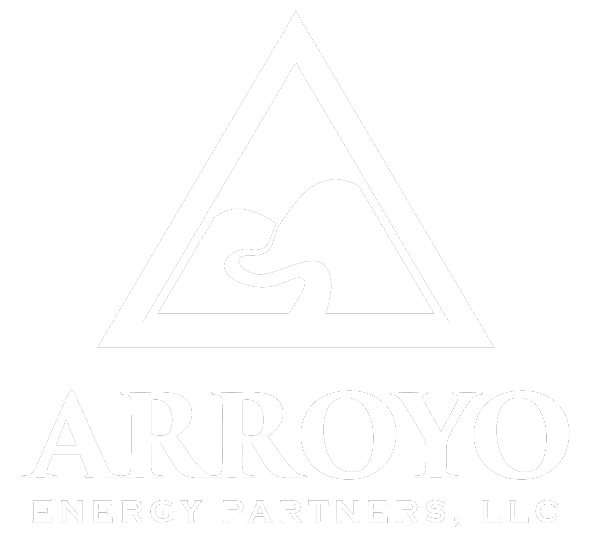 A green background with the words arroyo energy partners, llc.